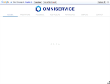 Tablet Screenshot of omniservice.ch